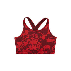 Zella Burgundy London Roisin Camo Girls Sports Bra S 7-8